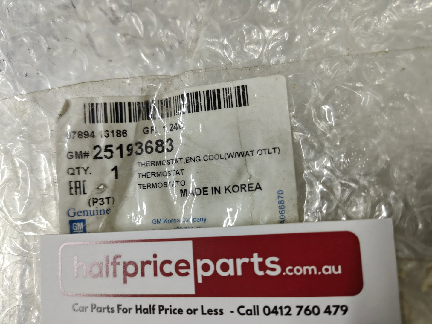 Holden Barina Spark/Trax Genuine Thermostat and Sensor New Part