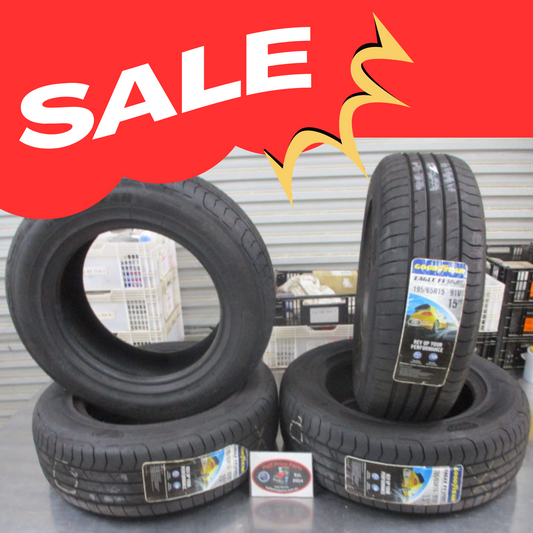 TYRE SALE! Goodyear Eagle F1 Sport 195/65R15 Set Of 4 Tyres Only New Part