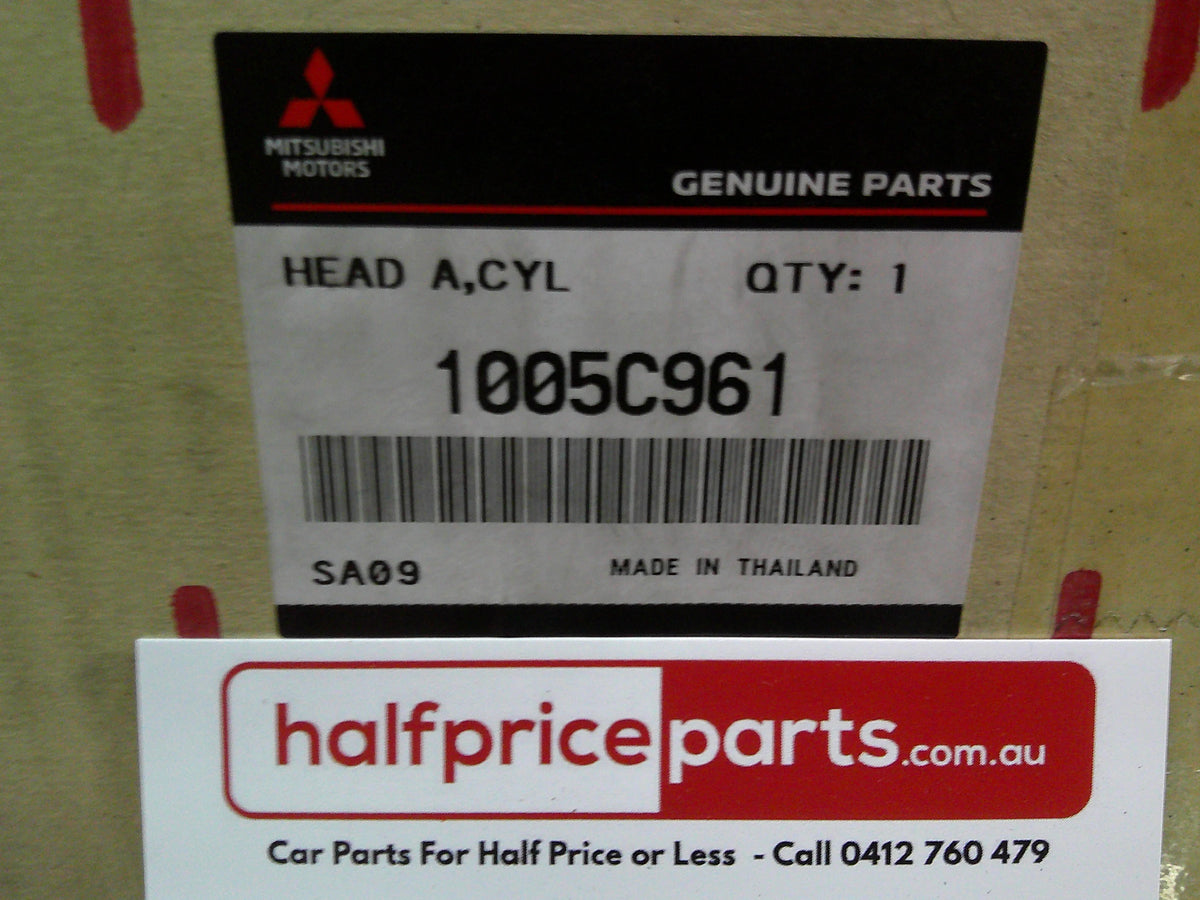 Mitsubishi MR Triton/Pajero Sport 2.4Ltr DI-D Genuine Cylinder Bare Head Assembly New Part