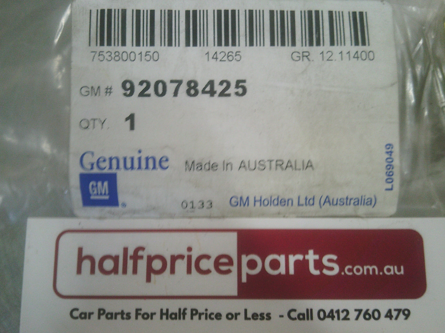 Holden VX Commodore Genuine Left Hand Rear Door Moulding New Part