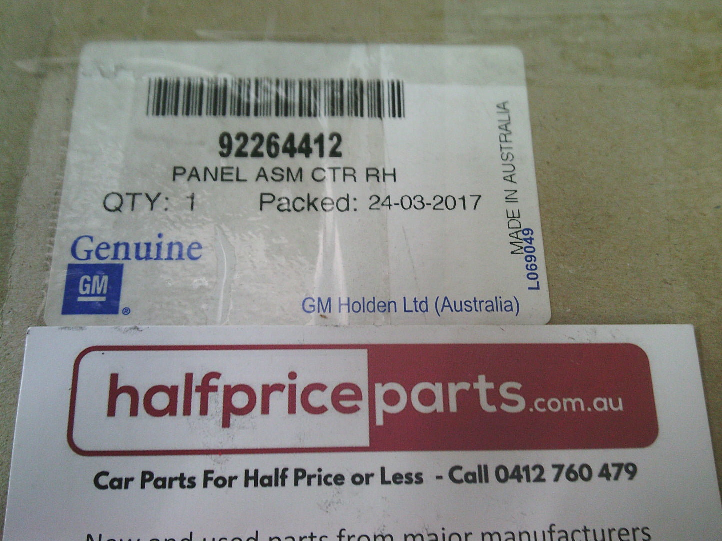 Holden WM Caprice Genuine Right Hand Inner Trim New Part