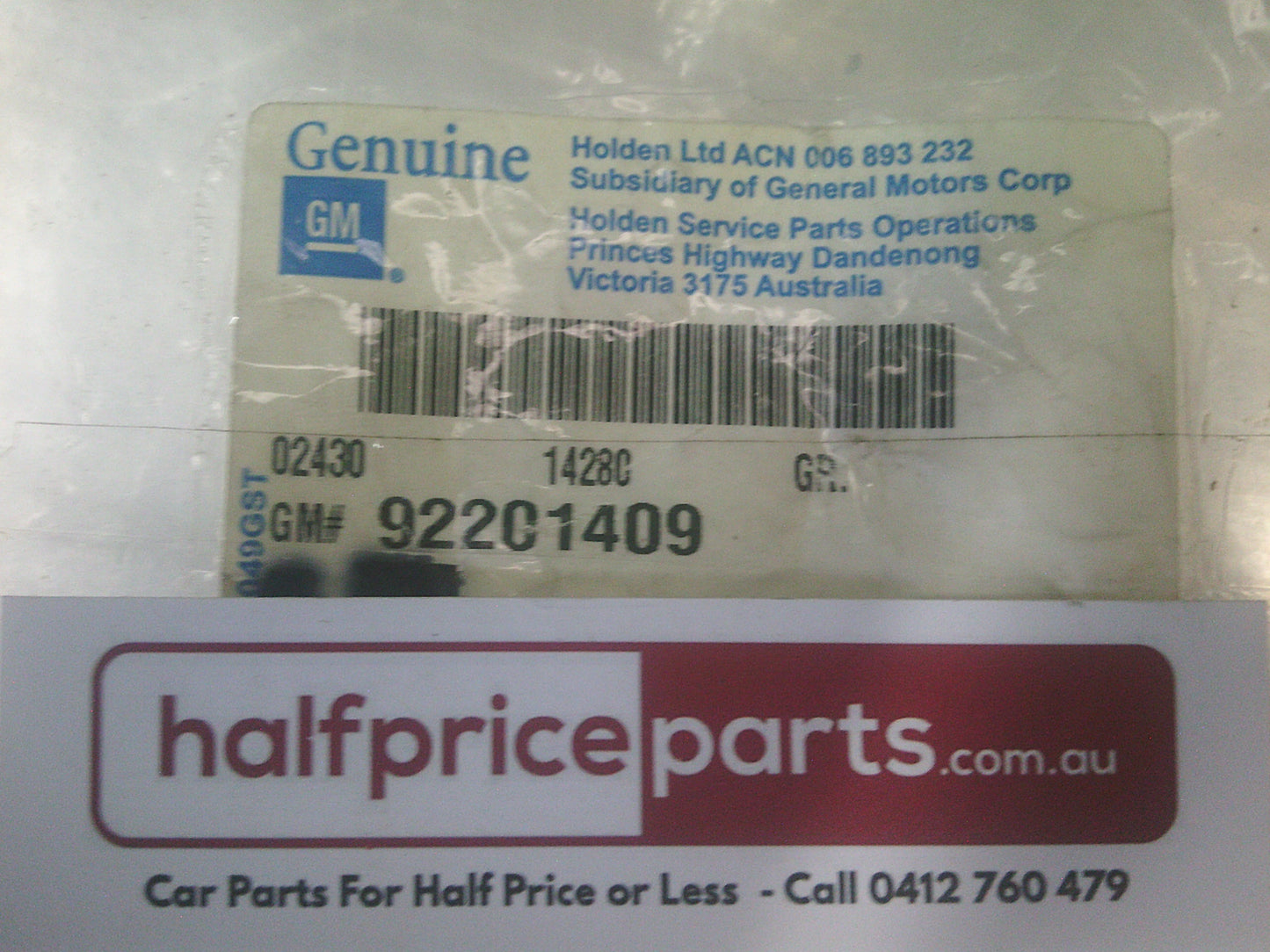 Holden VZ Commodore Genuine Front Sway Bar Bush - New Part