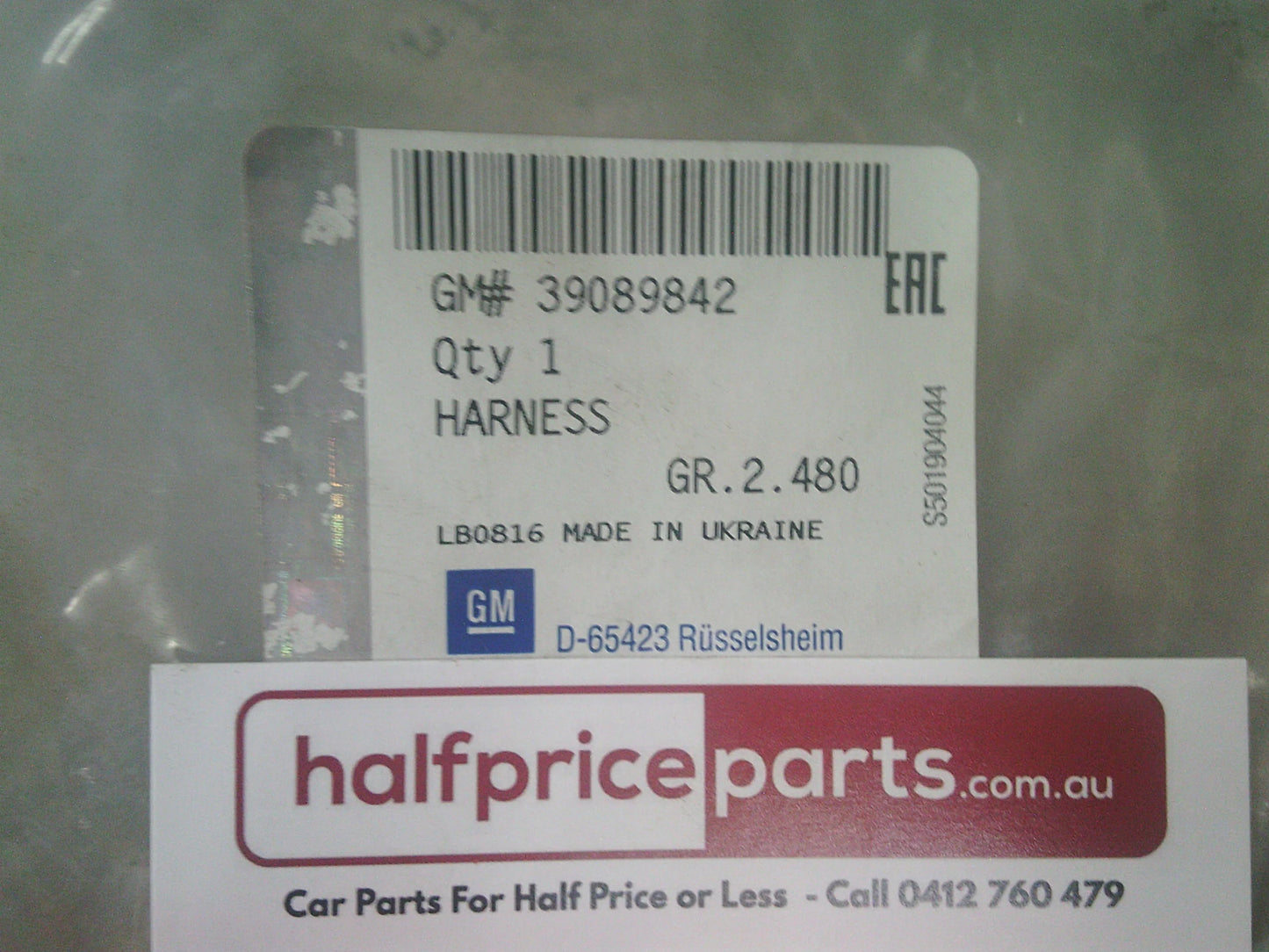 Holden BK Astra Genuine Rear Body Fascia Wiring Loom New Part