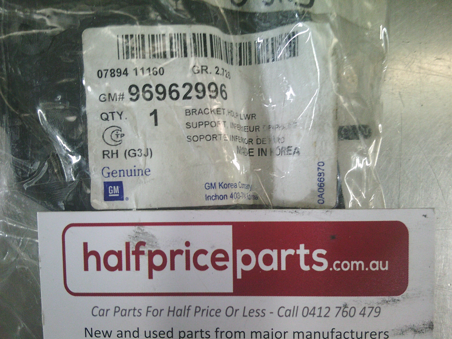 Holden JG/JH Cruze Genuine Right Side Headlight Bracket - New Part