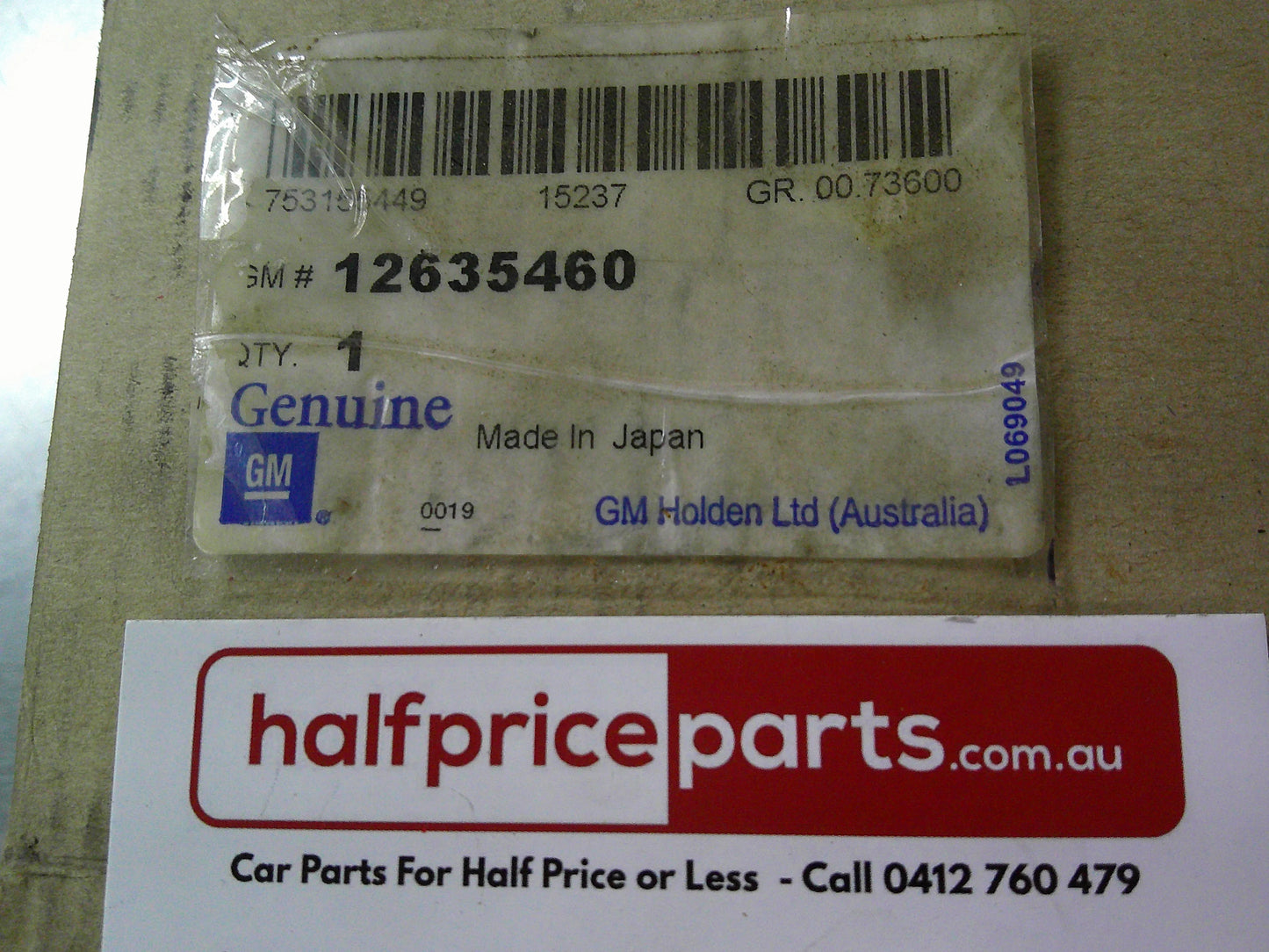 Holden RG Colorado Genuine Left Hand Inner Camshaft Position Actuator New Part