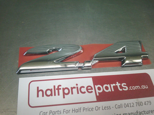 Isuzu D-Max / Holden Rodeo Genuine "2.4" Badge - New Part
