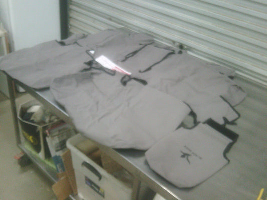 Black Duck Military Grade Canvas Rear Seat Covers Suits Toyota Rav4 Used