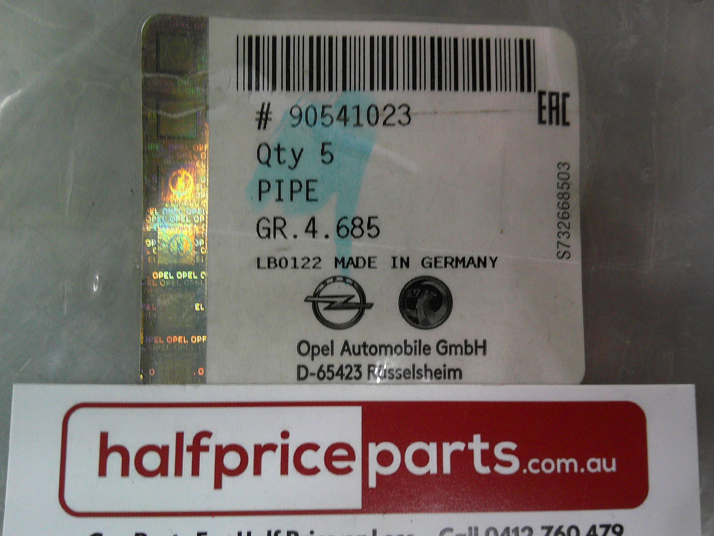 Holden TS Astra Genuine Brake Booster Hose 7mm ID Vacuum Hose 5 Meters New Part