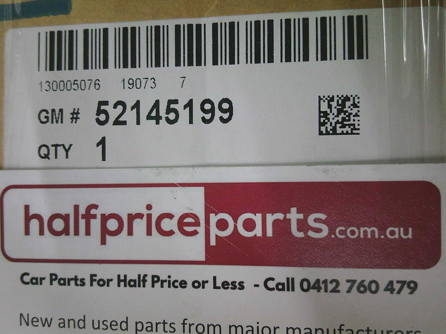 Holden Trailblazer Genuine Right (Drivers) Rear Window Glass - New Part