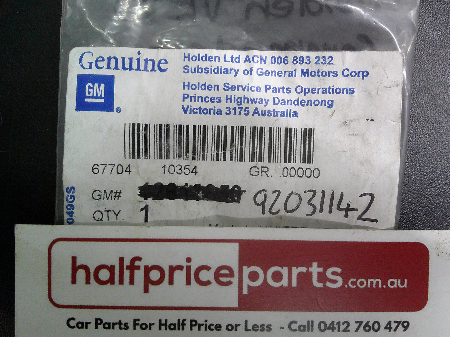 Holden VL V8 Commodore Genuine Automatic Transmission Control Indicator Support New Part