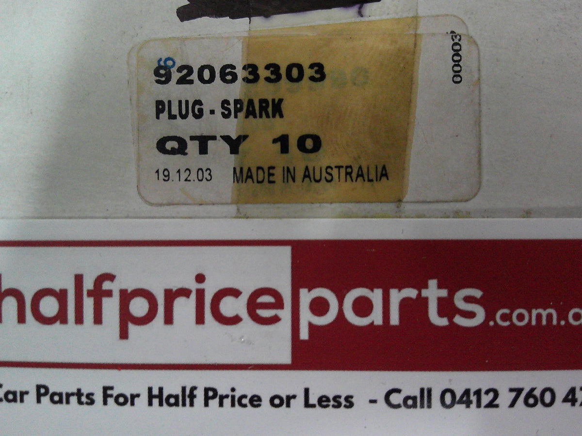Holden Frontera Sport MX Genuine Spark Plug Set of 6 New Part