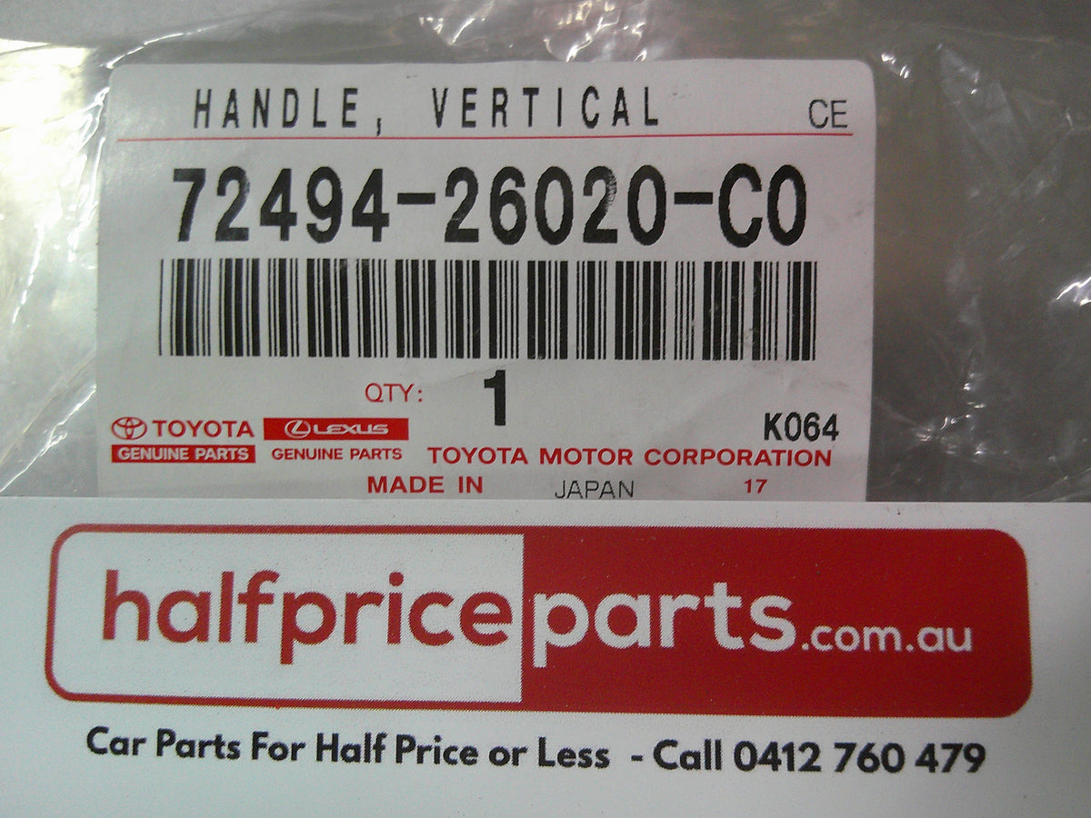 Toyota Landcruiser 300/Prado 250/Rav4/Hiace Genuine Right Hand Front Seat Height Adjustment Handle New Part