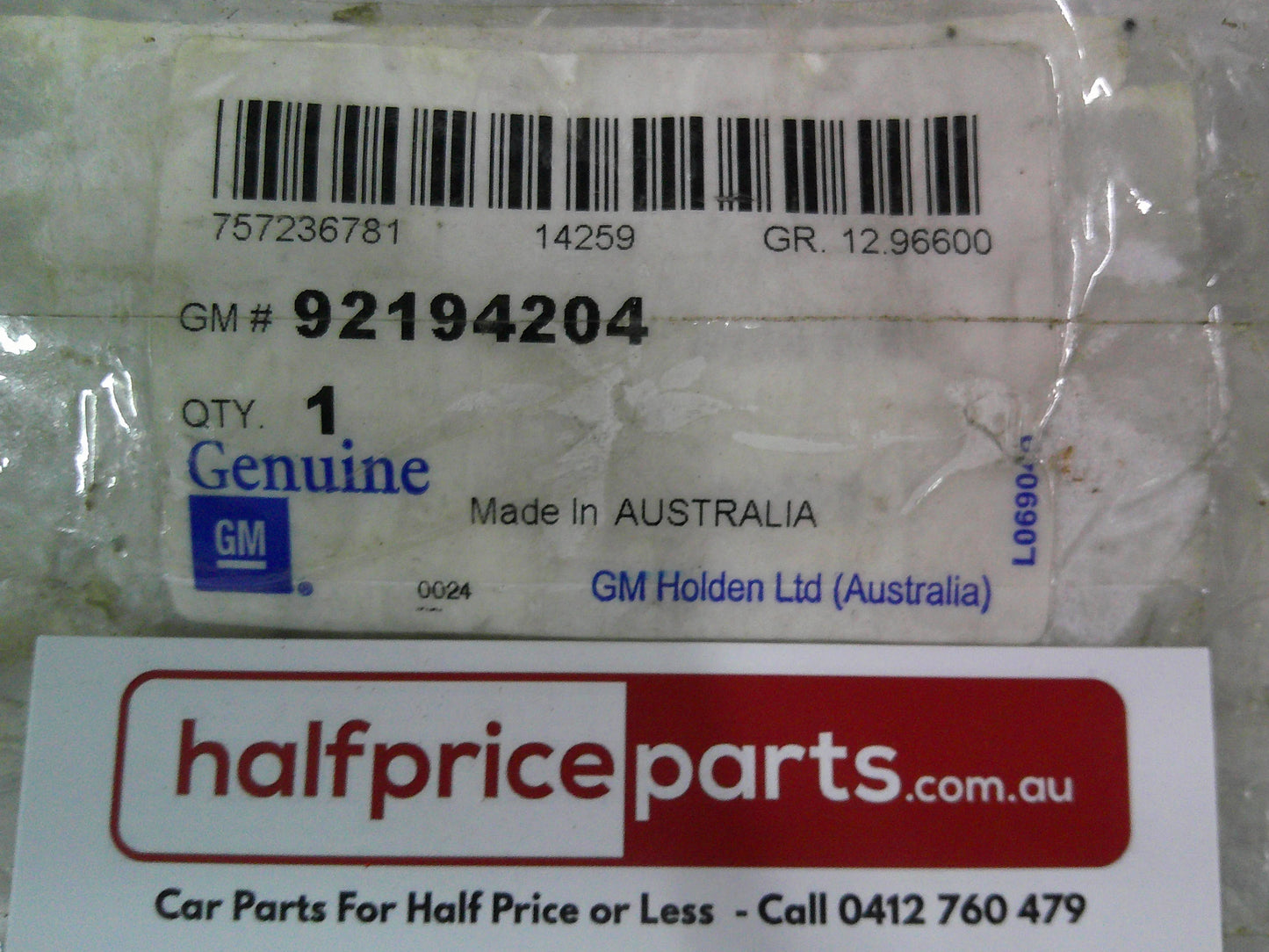 Holden VE Commodore/WM Caprice Rear Upper Reo Panel New Part