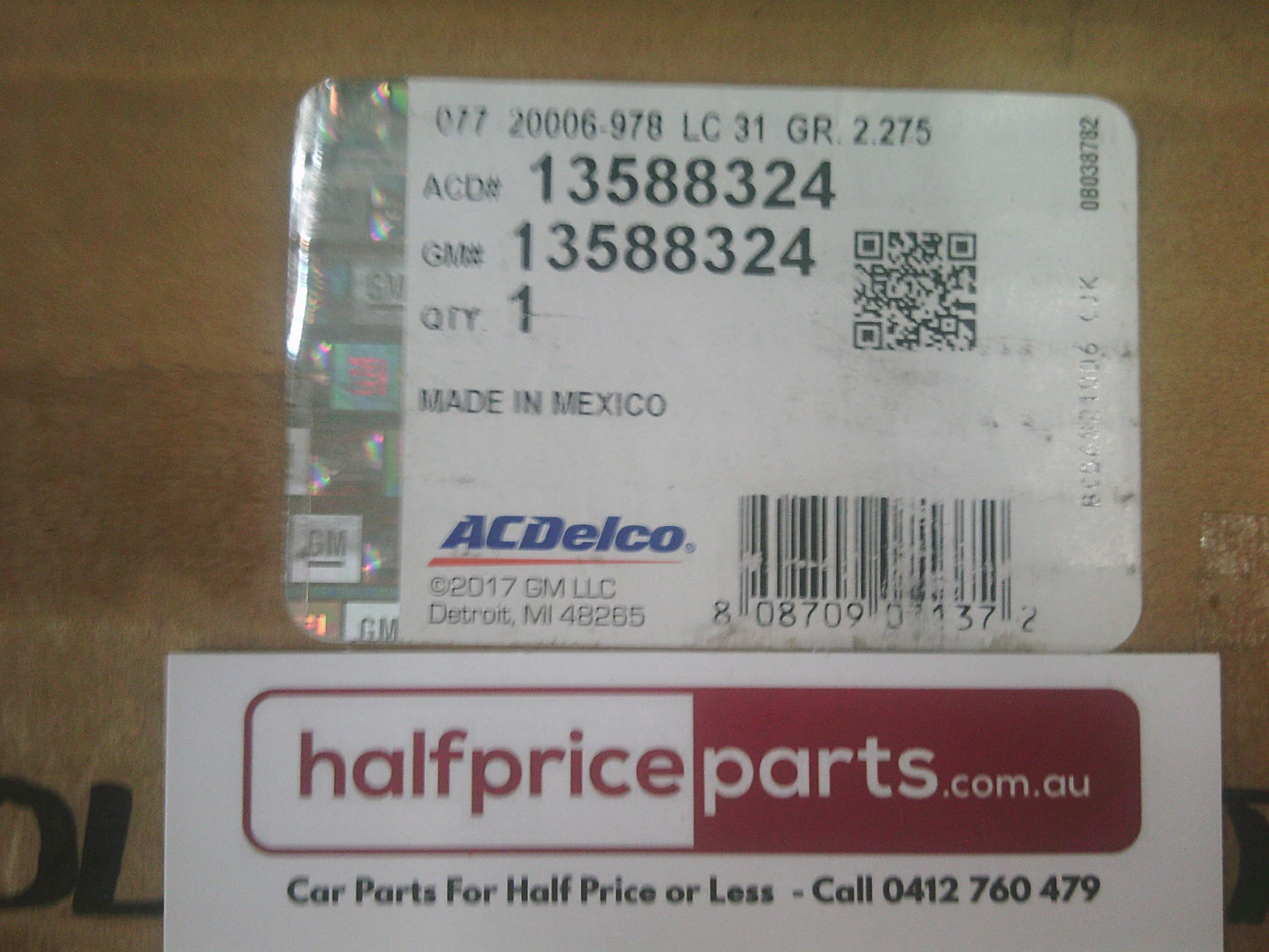 Holden CG Captiva 2.4Ltr Petrol Genuine Alternator - New Part