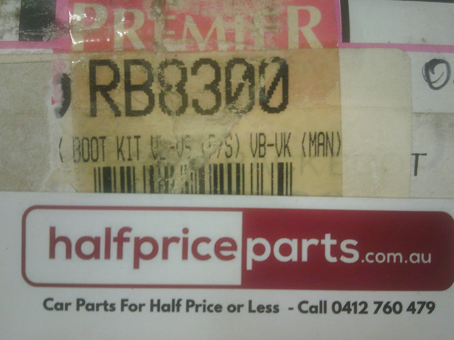 Premier Performance P/S Rack Boot Kit Suits Holden Commodore New Part