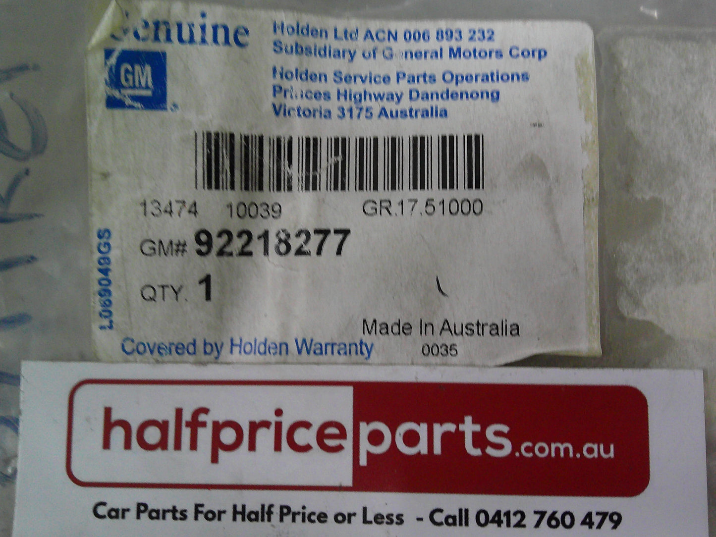 Holden VE Series 1 Commodore Ute Genuine Left And Right Hard Lid Striker Kit New Part