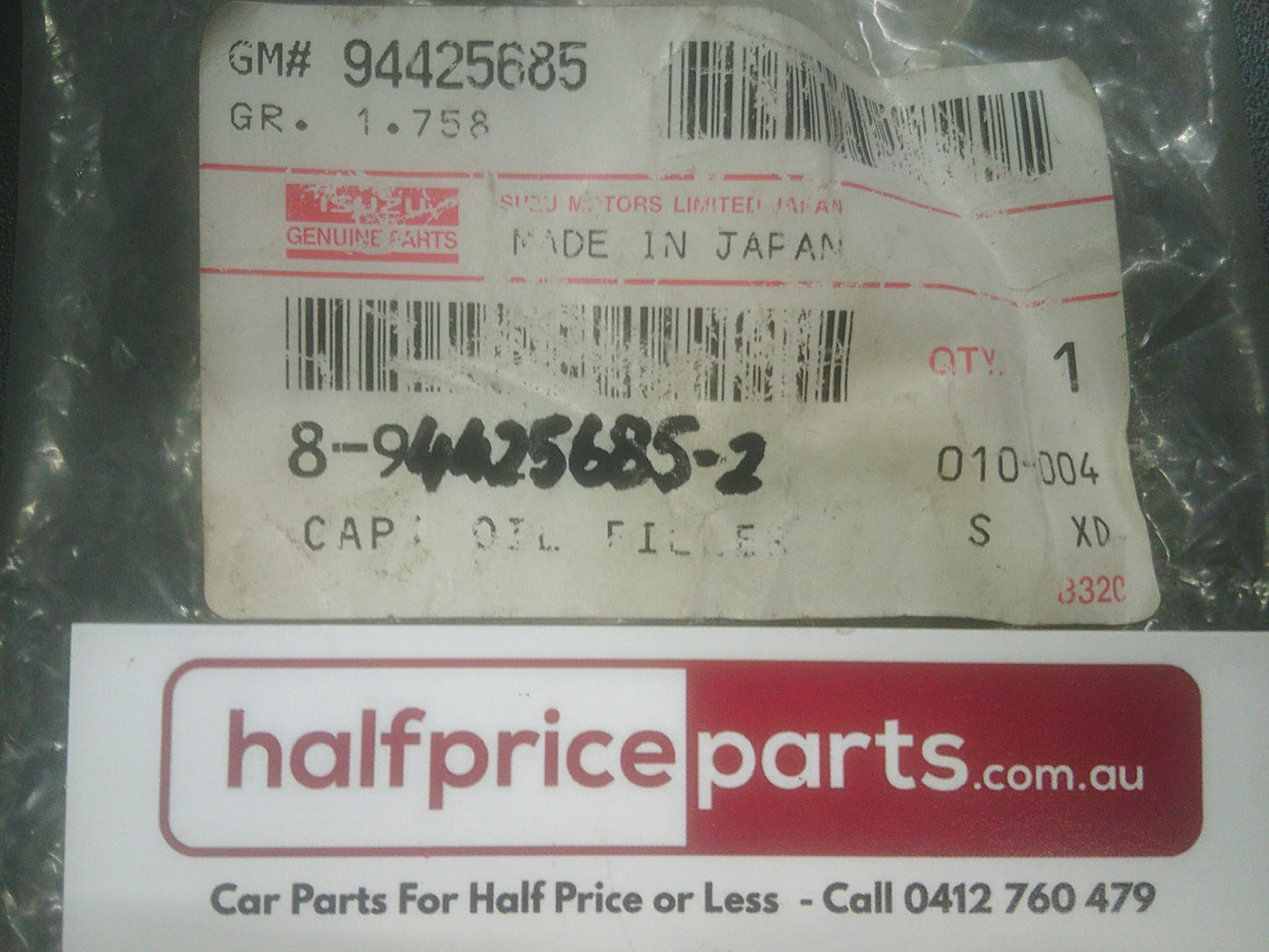 Isuzu TFR55 Genuine Oil Filler Cap New Part