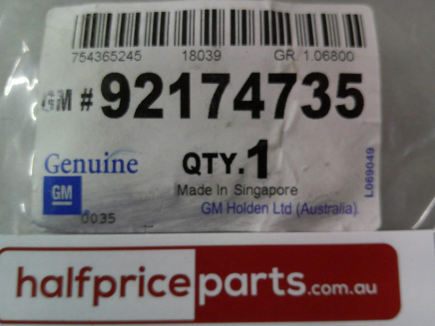 Holden RC Colorado/RA Rodeo 3.6ltr V6 Genuine Airconditioning Belt New Part