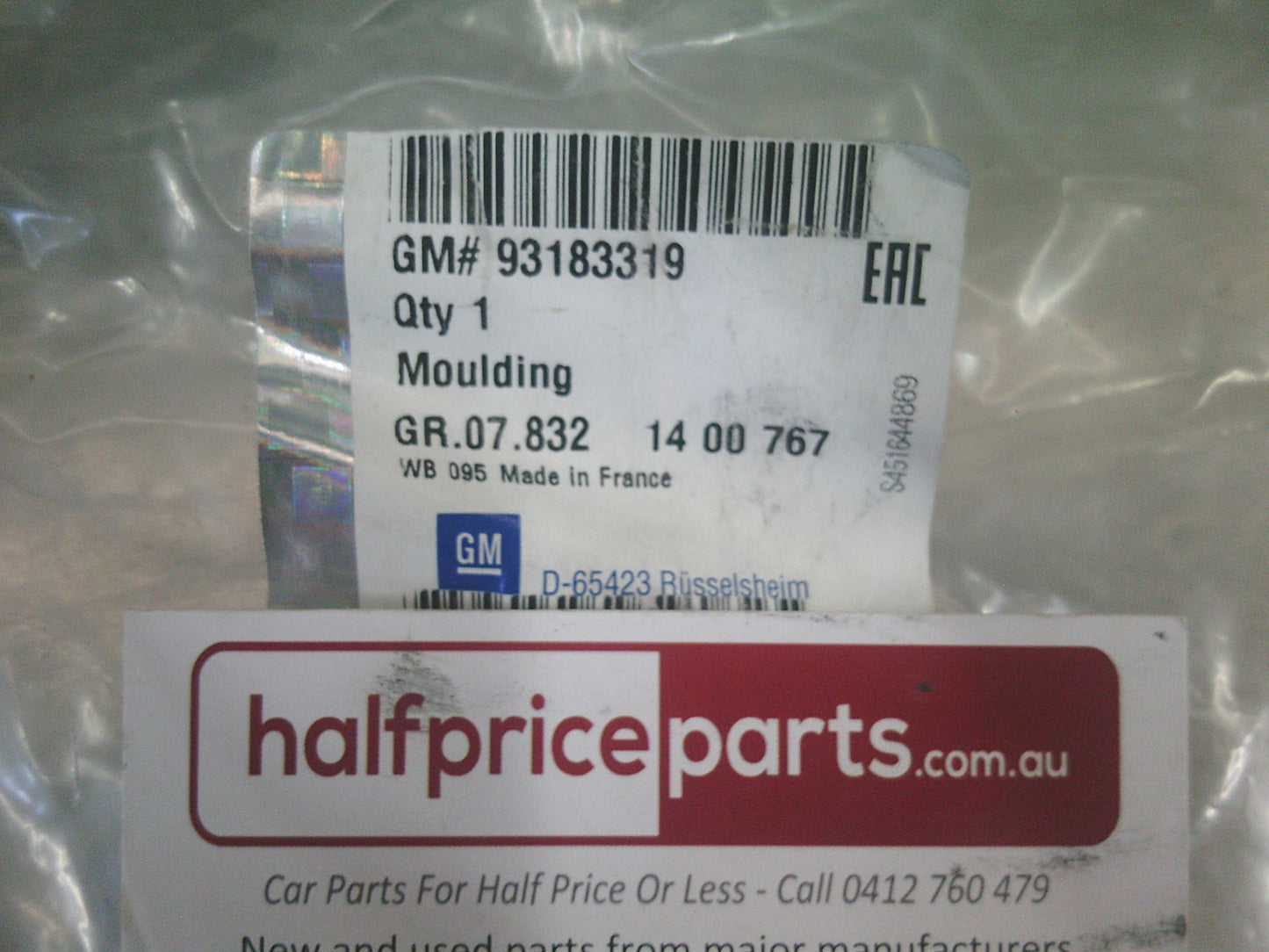 Holden H Astra Genuine Left Hand Rear Bumper Trim - New Part