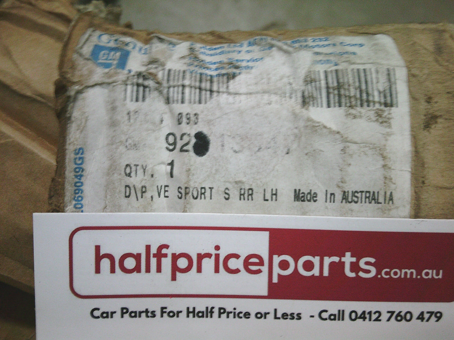 Holden VE SS/SSV/SV6 Commodore Genuine Left Hand Rear Leather Door Trim - New Part