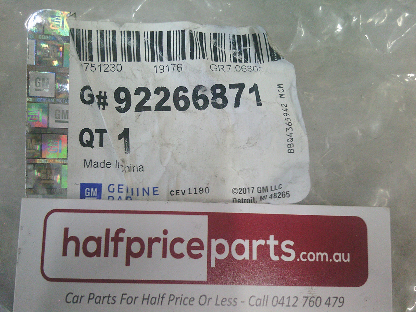Holden RG Colorado/Trailblazer Genuine D-Shackle (Pair) - New Part