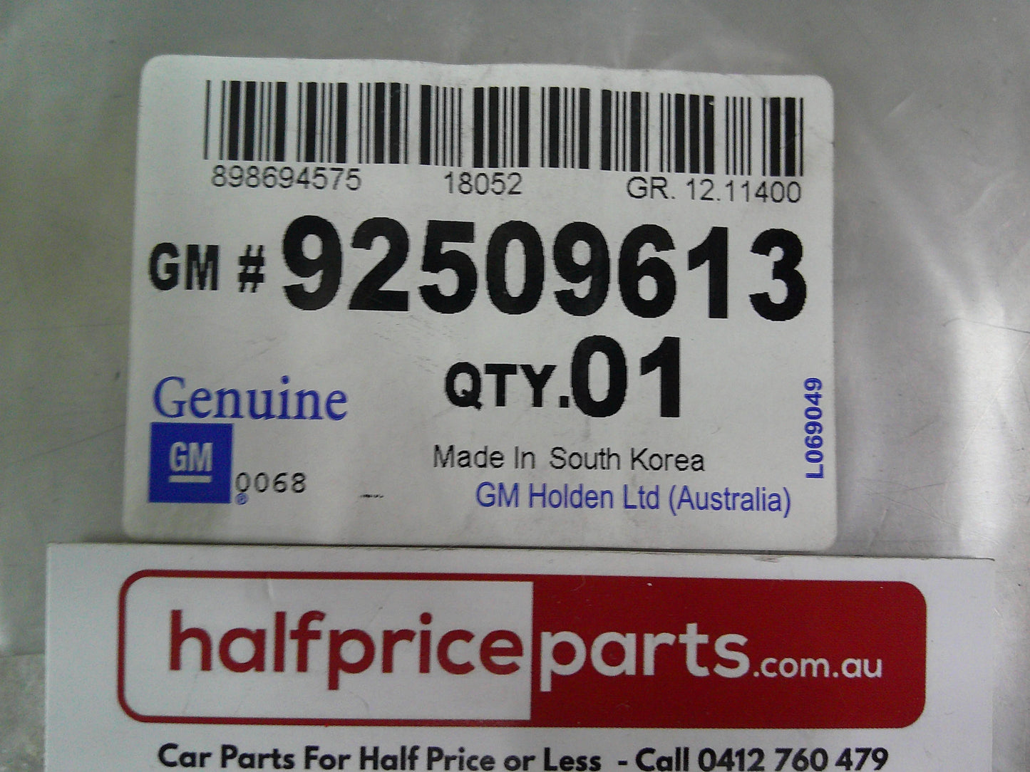 Holden CG Captiva CG7 Genuine Nav Map Update Australia / New Zealand New Part