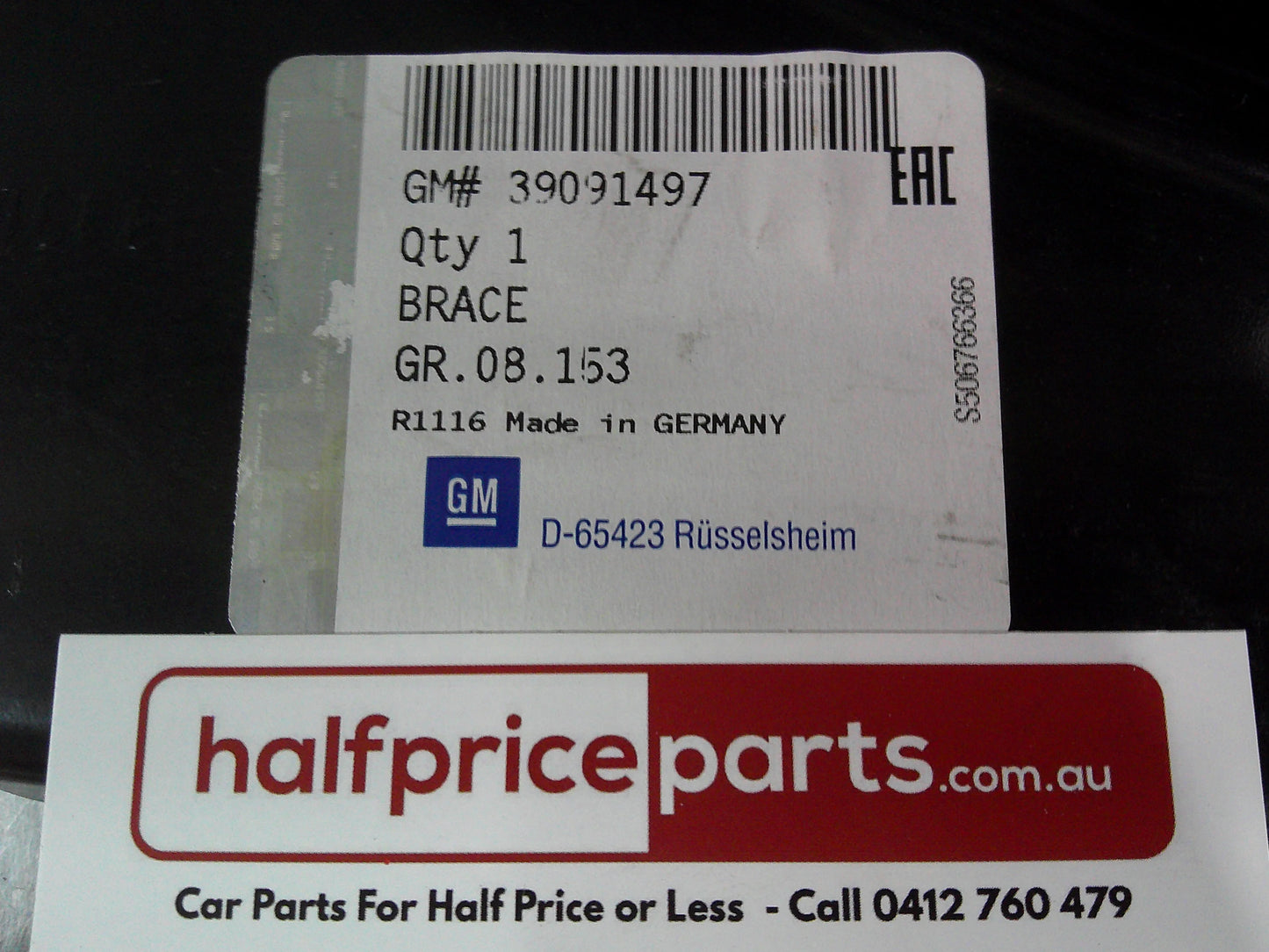 Holden Astra-K Genuine Right Hand Front Guard Support New Part