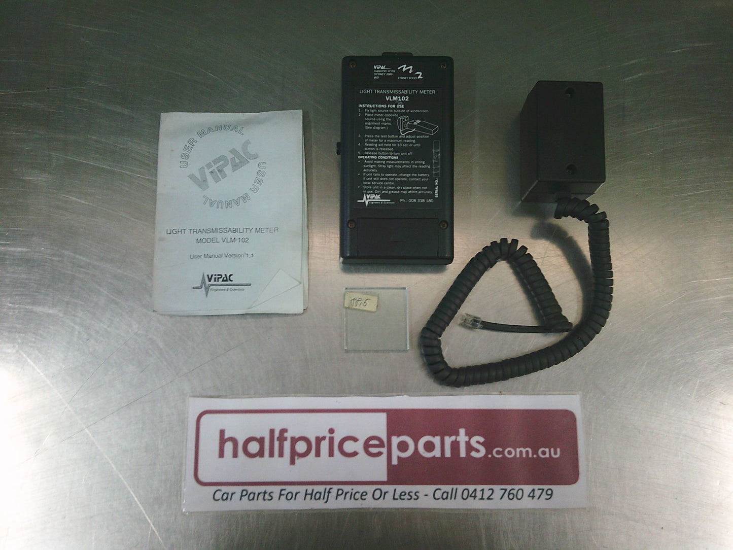 VIPAC Light Transmissibility Meter - New Part