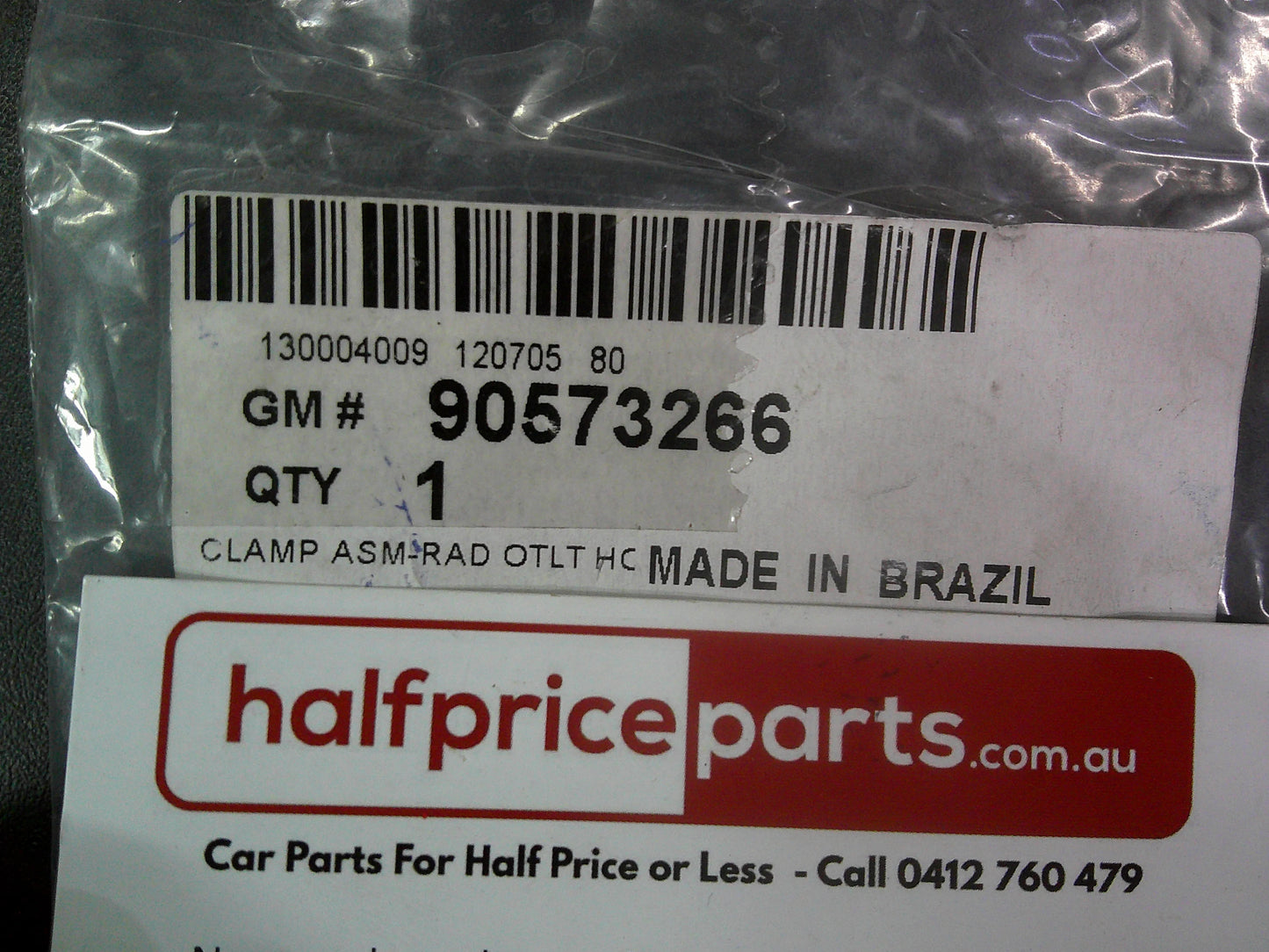 Holden Astra-G/Zafira-A Genuine Radiator Water Pump Outlet Hose Clamp New Part