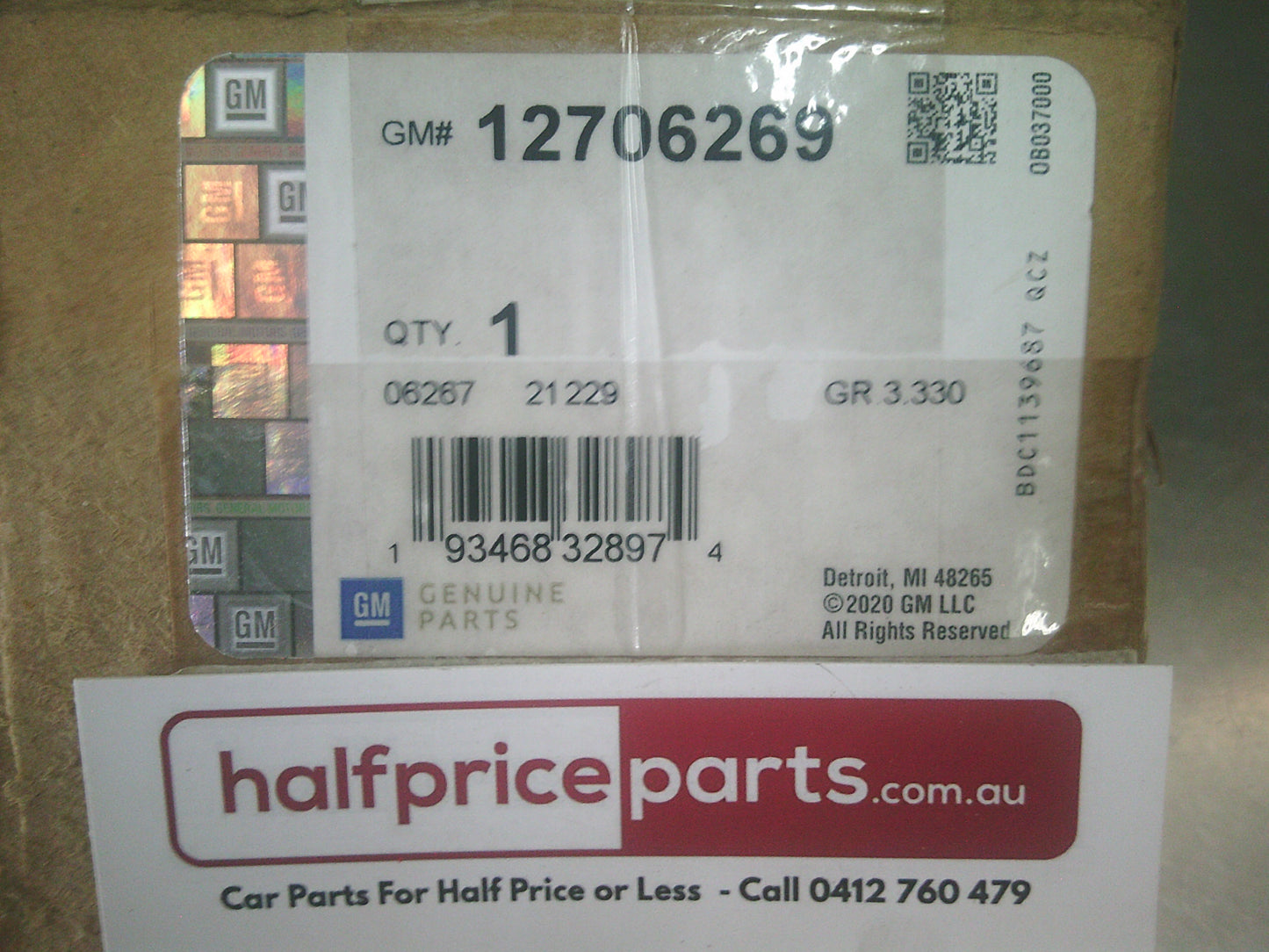 Holden Acadia Genuine Passenger Side Fuel Rail - New Part