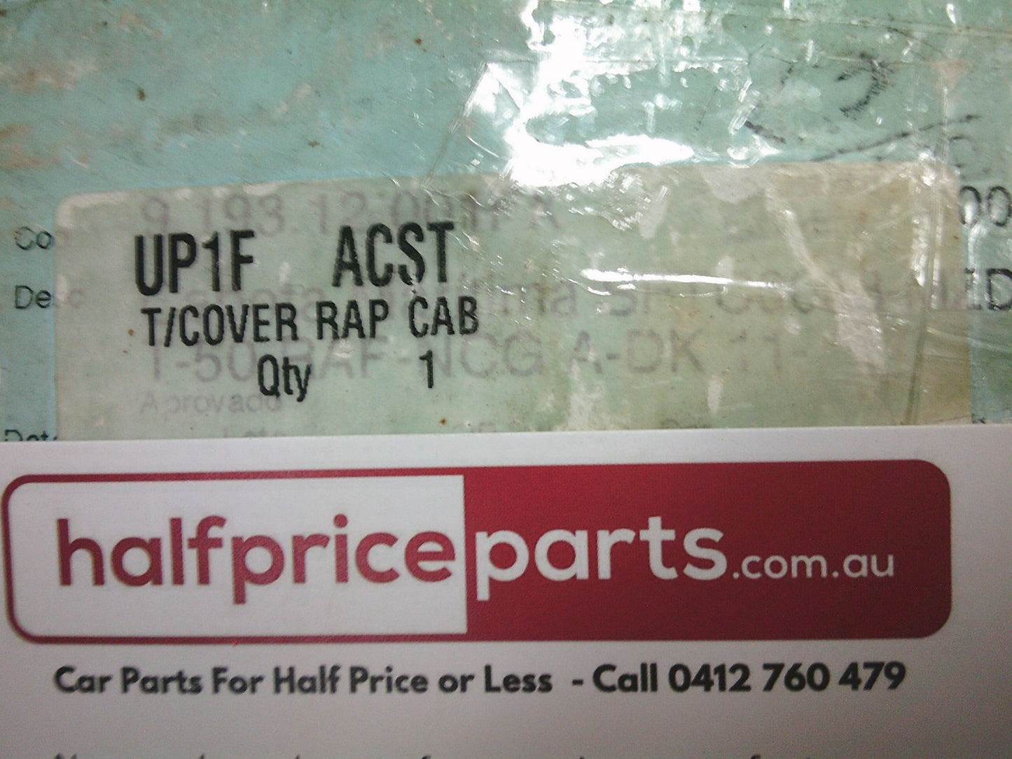 Mazda BT-50 F/Style UP-UR Genuine Soft Tonneau Kit No Sports Bar - New Part