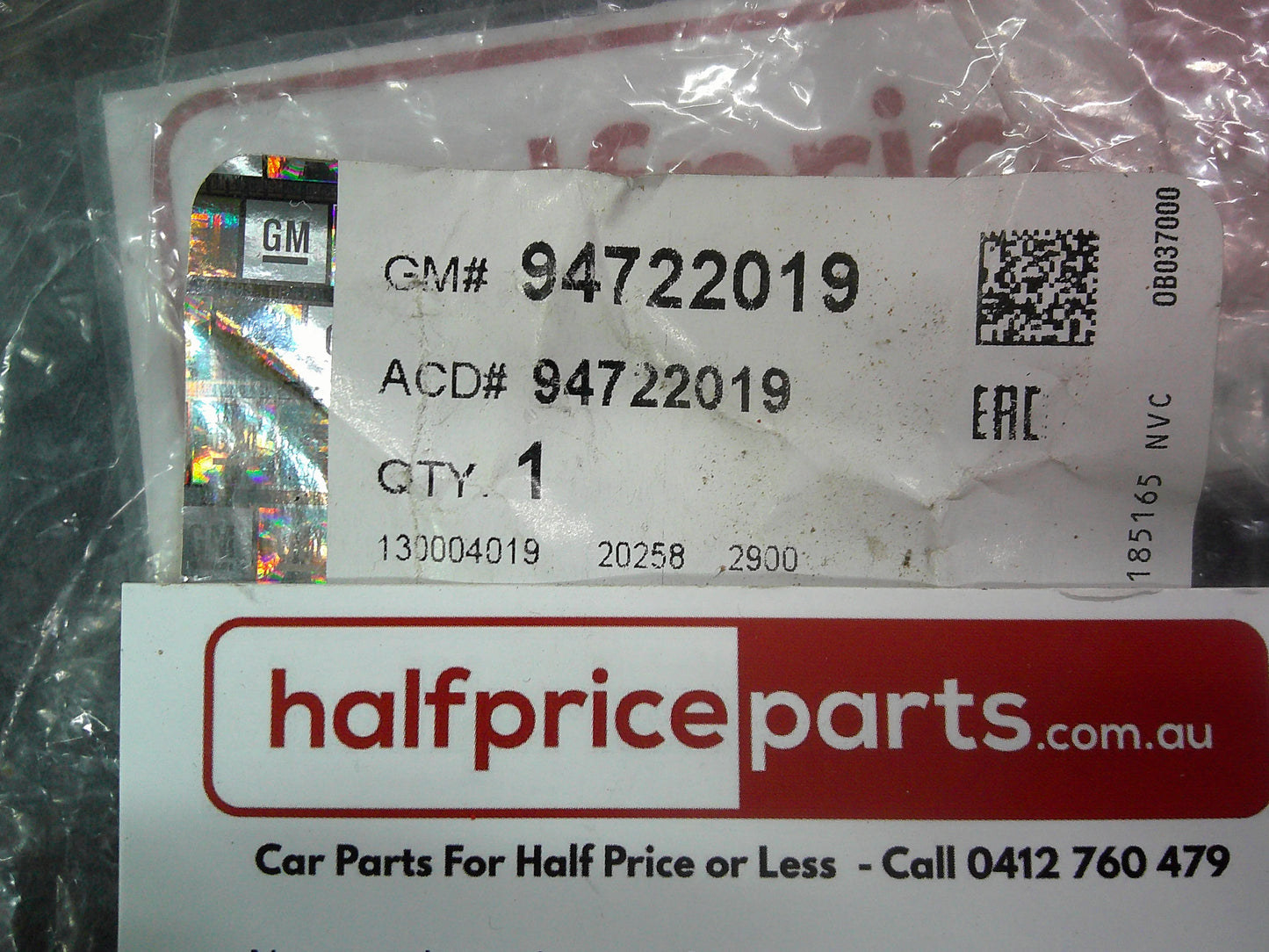 Holden RG Trailblazer Genuine Drive Belt Idler Pulley New Part