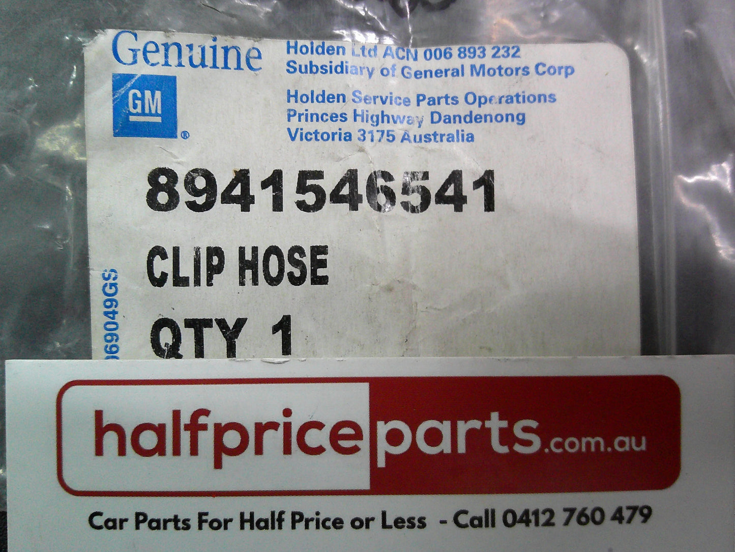 Holden Frontera/Gemini/Jackaroo/Rodeo Genuine Windshield Wiper/Washer Hose Clip New Part