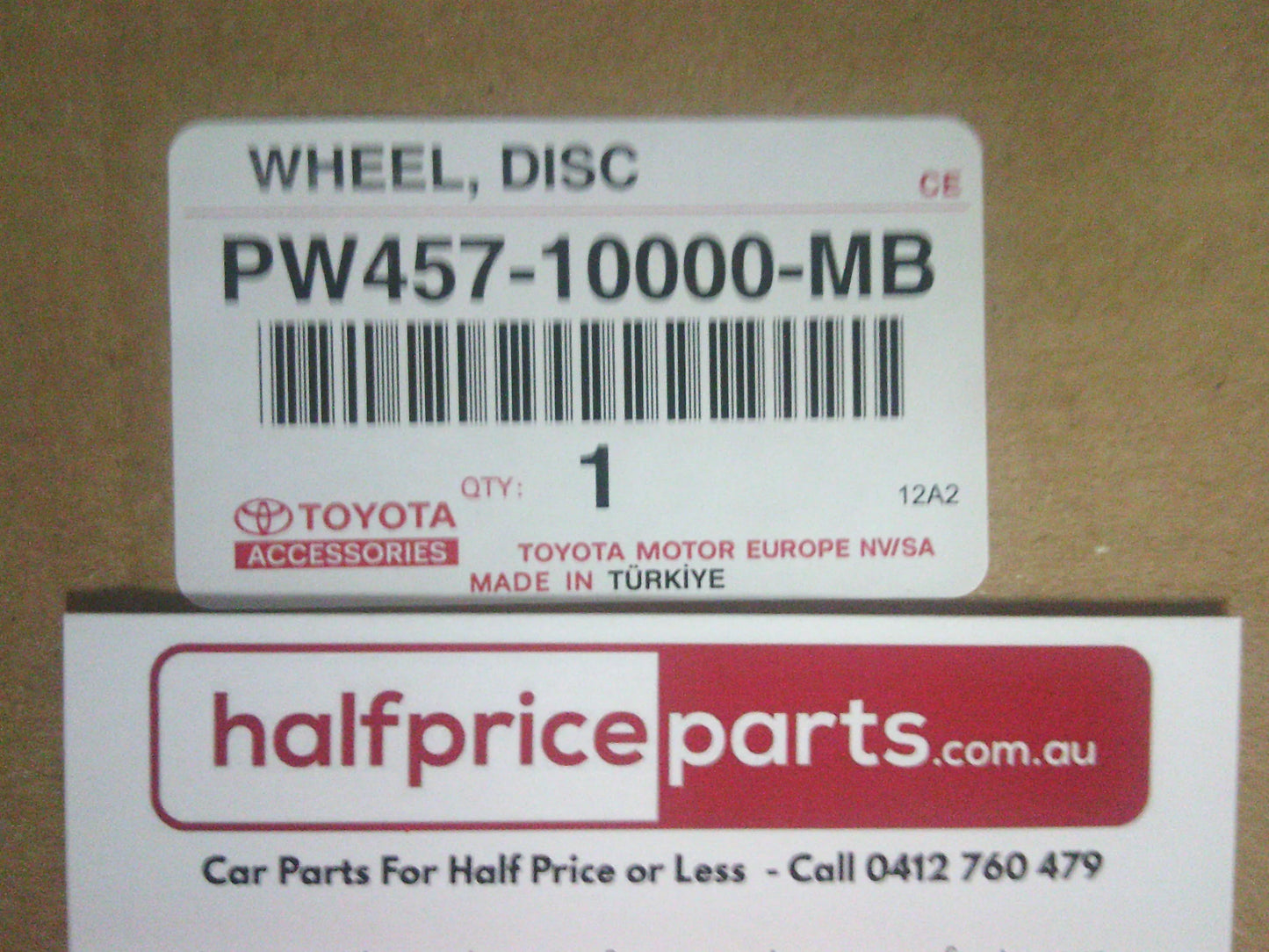 Toyota C-HR Genuine Alloy Wheel 18x7J All Black (Rim Only) New Part