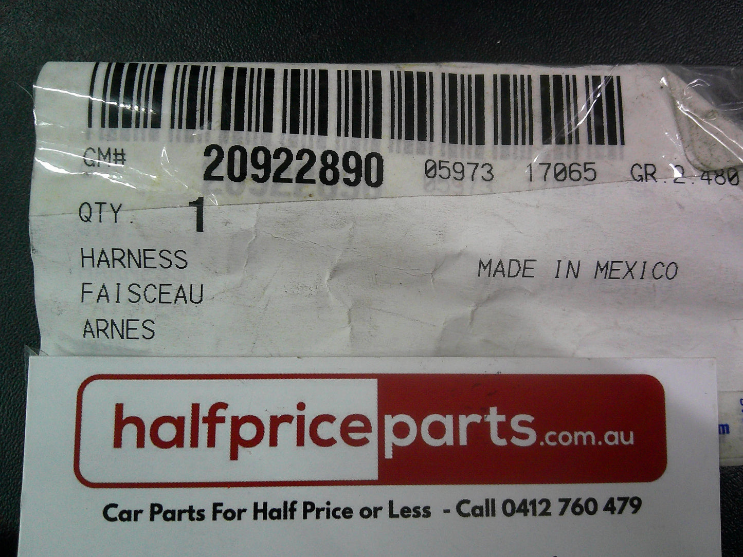 Holden VF Commodore/WN Caprice Genuine Steering Wheel Accessory Wiring Harness New Part