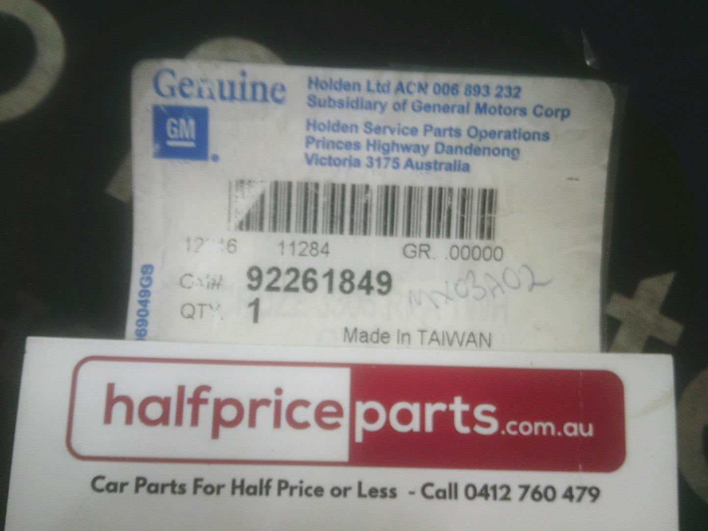 Holden JH Cruze Genuine Plug And Play Trailer Wiring Harness, 7 Pin Flat Sedan New Part