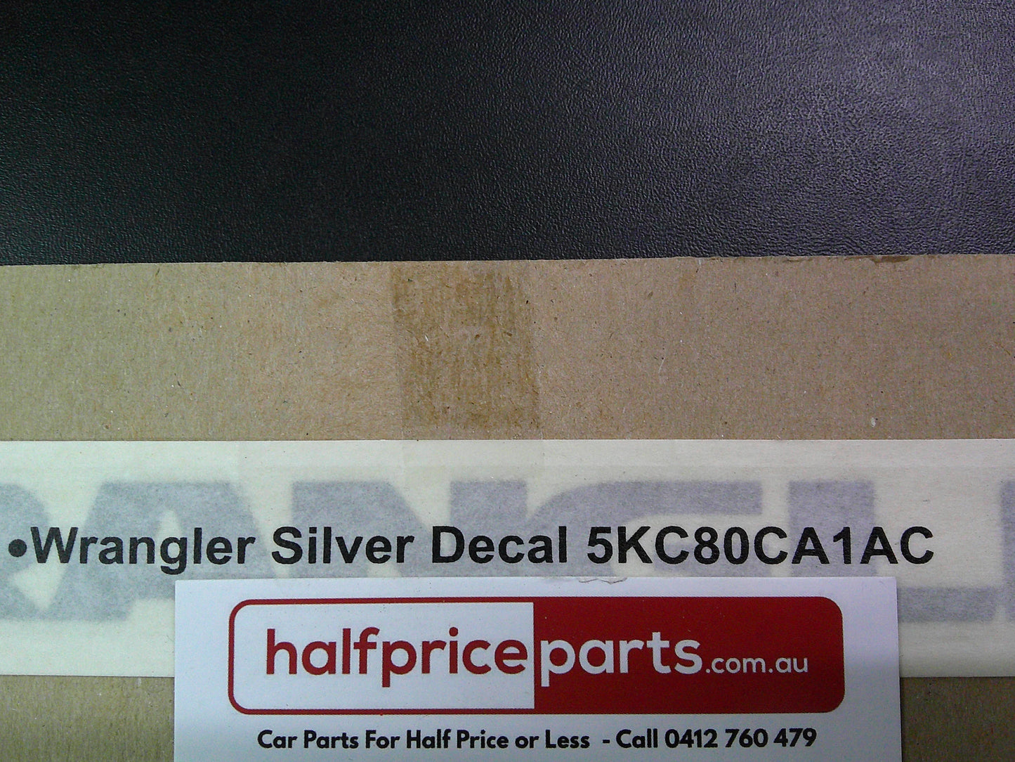 Jeep Wrangler Genuine Wrangler Decal New Part
