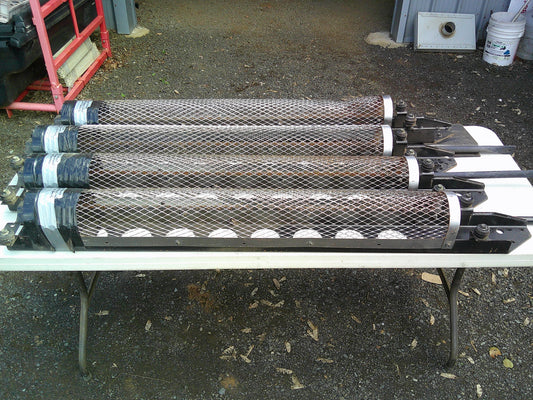 Truck Exhaust 180 Degree Guard With Brackets (Sold Per Each) New Part