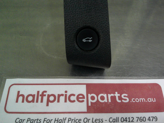 Holden VF Commodore Genuine Boot Lid Release Switch And Door Mounted Trim Used Part