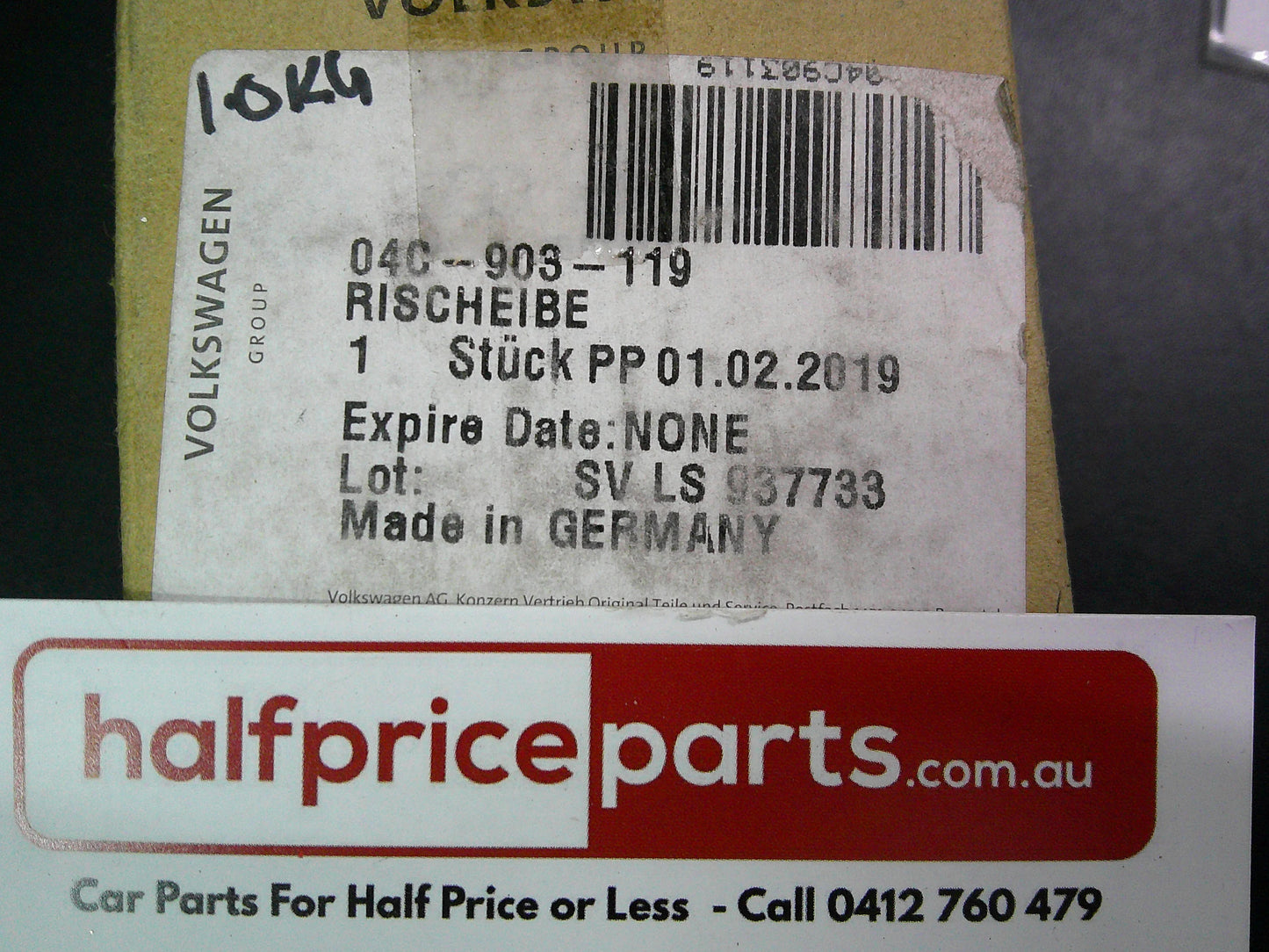 VW UP! Genuine Alternator Pulley New Part