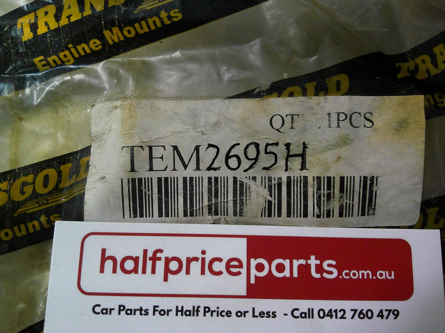 Transgold Engine Mount Suit Holden VE Commodore V6 3.0ltr/3.6Ltr New Part
