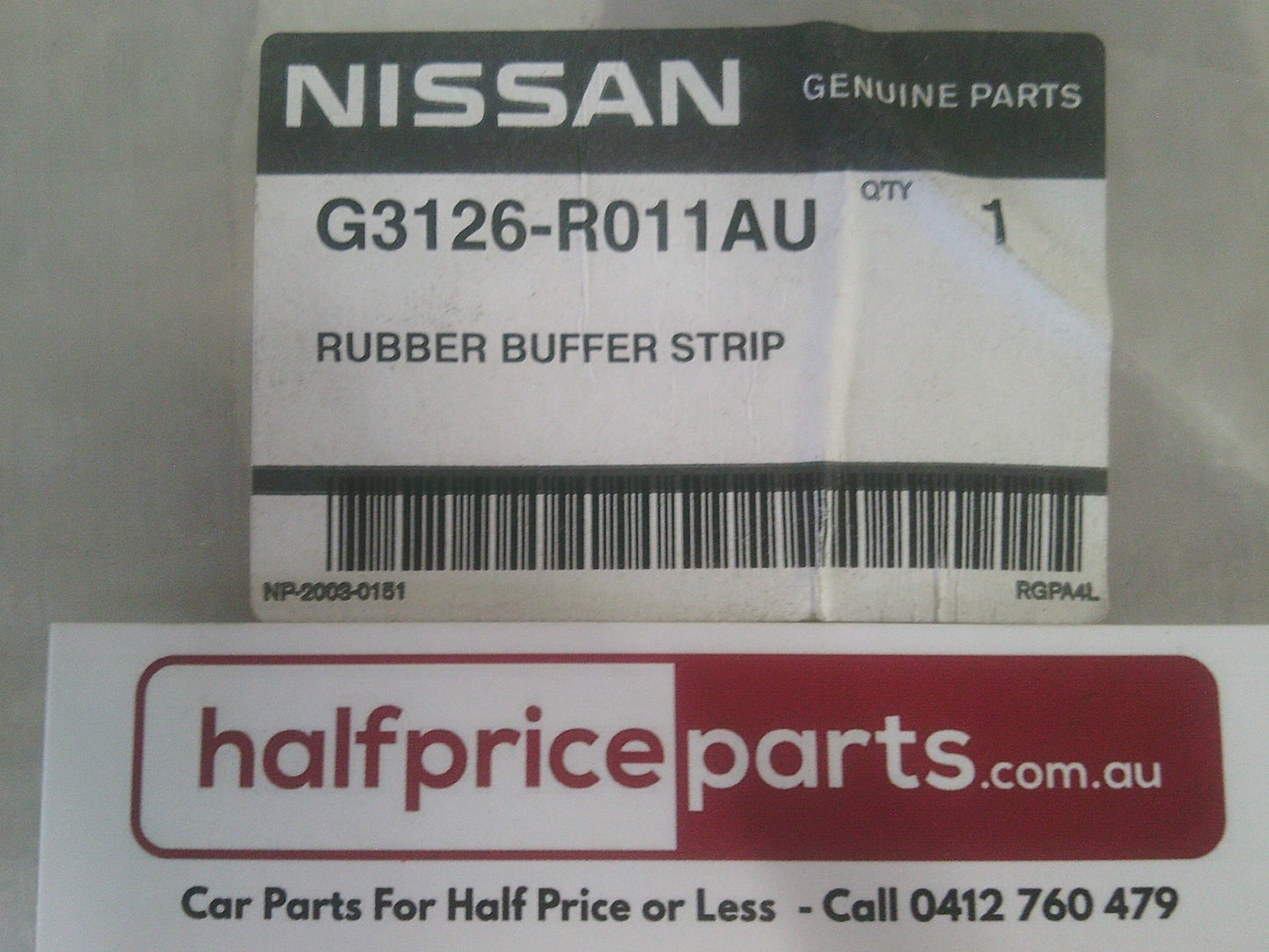 Nissan Genuine Rubber Buffer Strip New Part