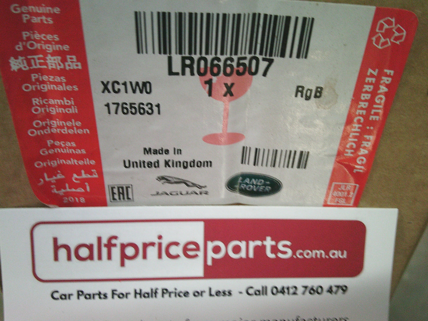 Land Rover Range Rover Evoque Genuine Left Hand Rear Flare New Part