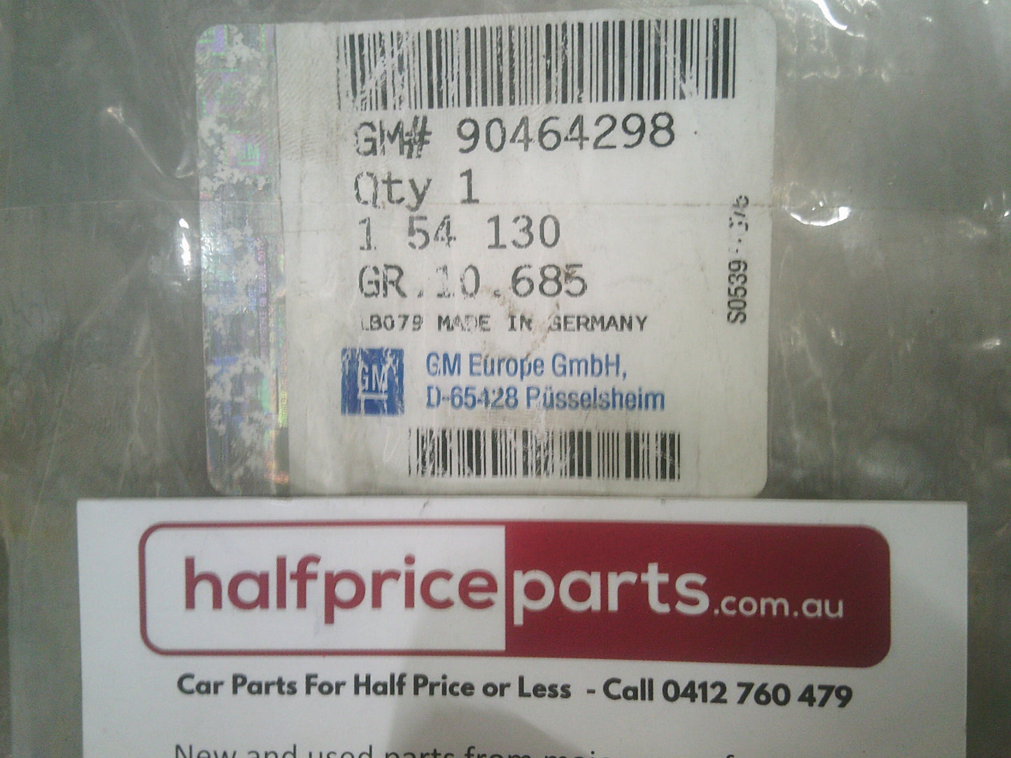 Holden Vectra Genuine Right Hand Front Door Weather Shield New Part