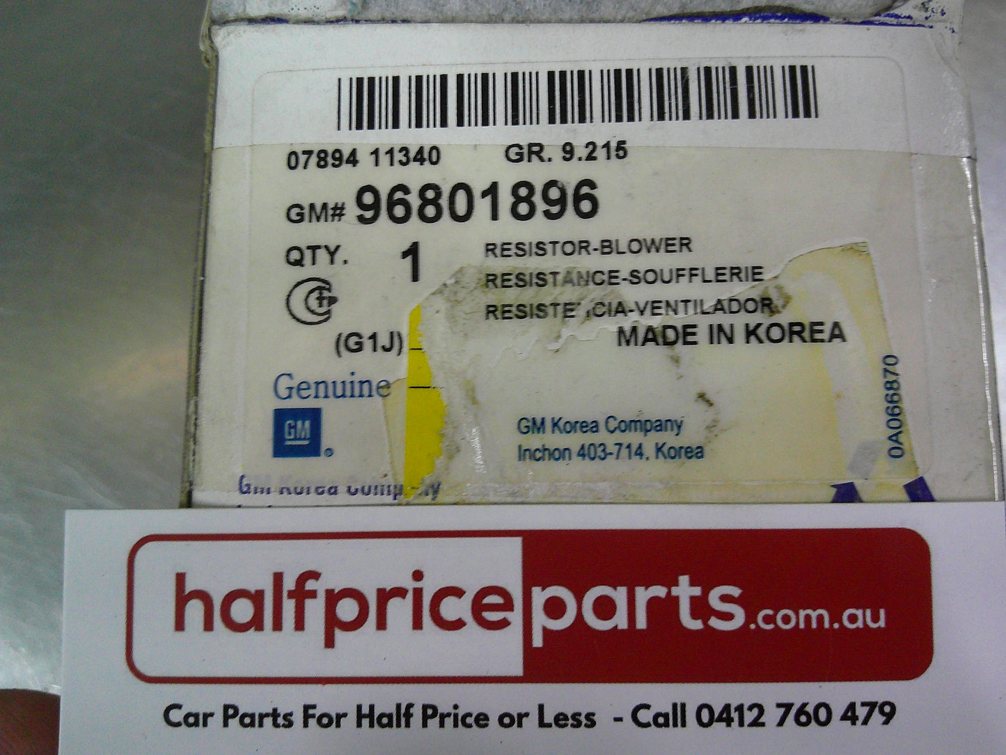 Daewoo Lacetti/Nubira Genuine Interior Blower Resister New Part