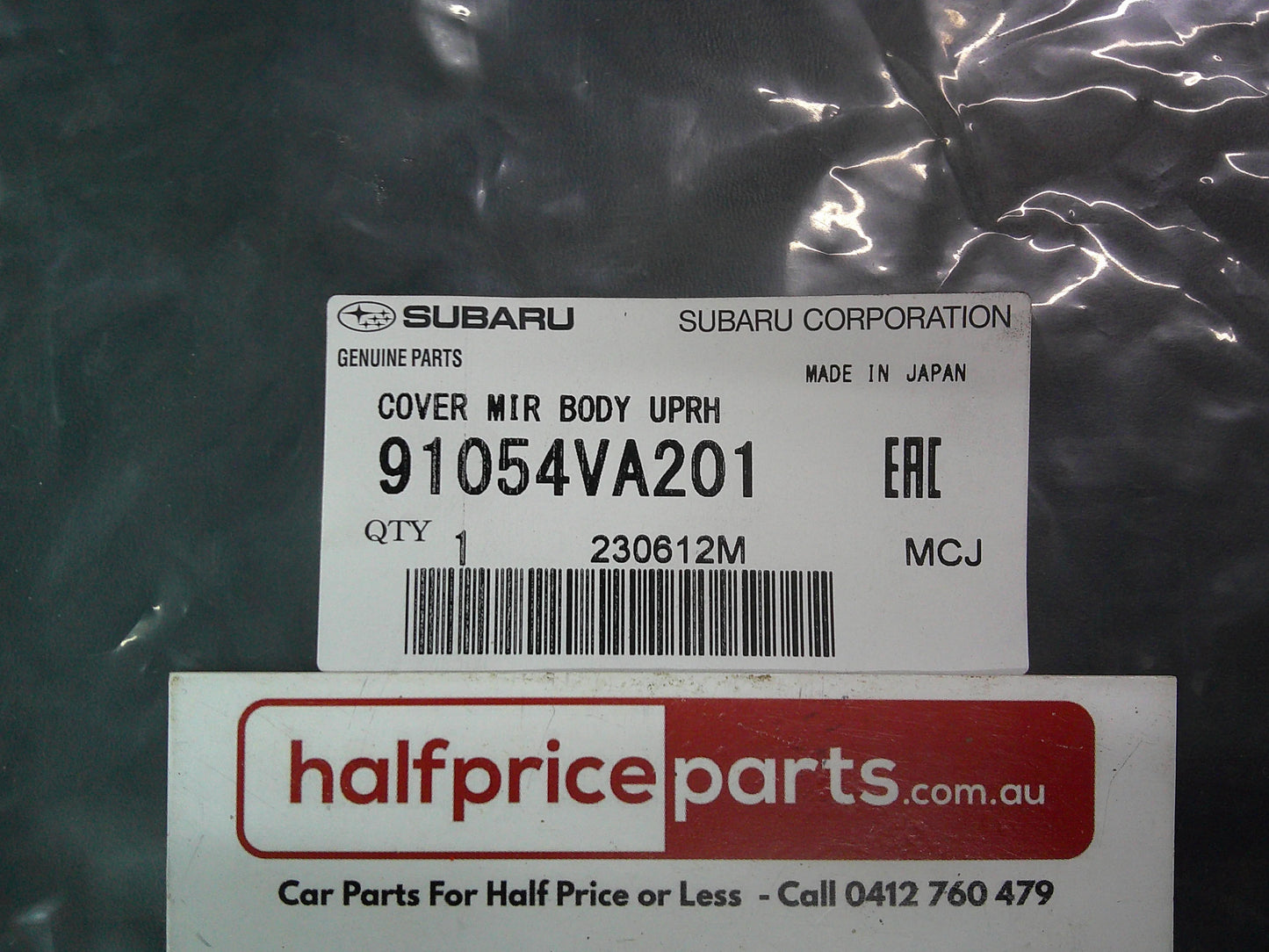 Subaru WRX/STI/ Levorg Genuine Right Hand Front Mirror Cover New Part