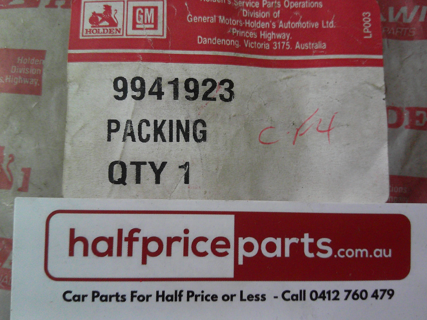 Holden TX/TC/TD/TE Gemini Genuine Exhaust Gasket Ring New Part