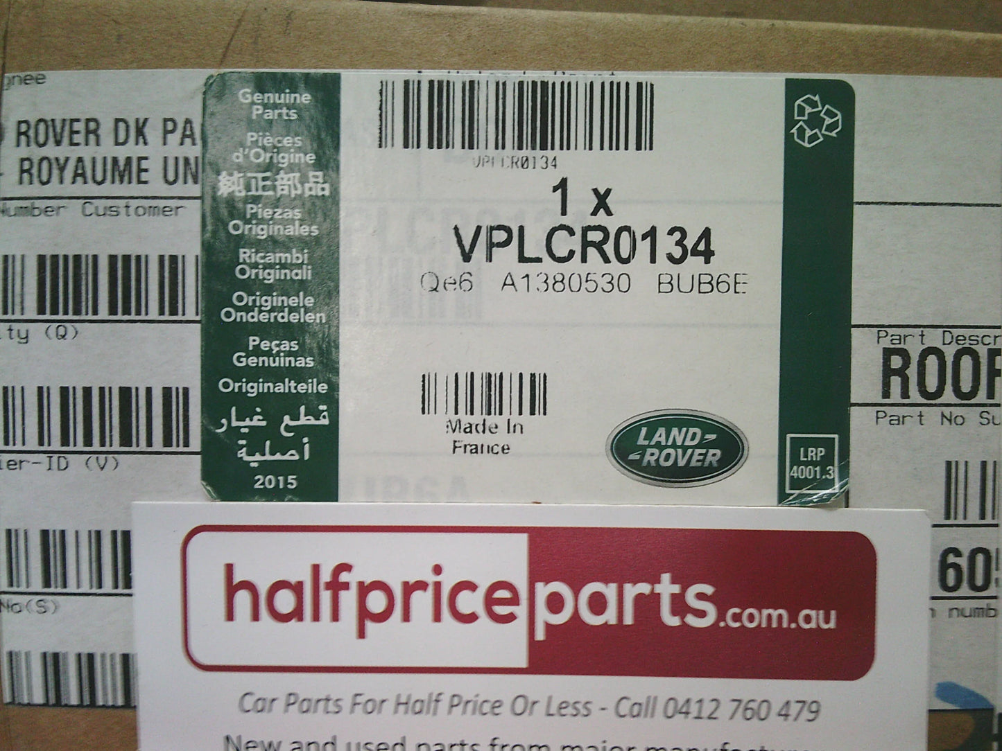 Land Rover Discovery Sport L550 Genuine Black Roof Rail Finisher Set New Part