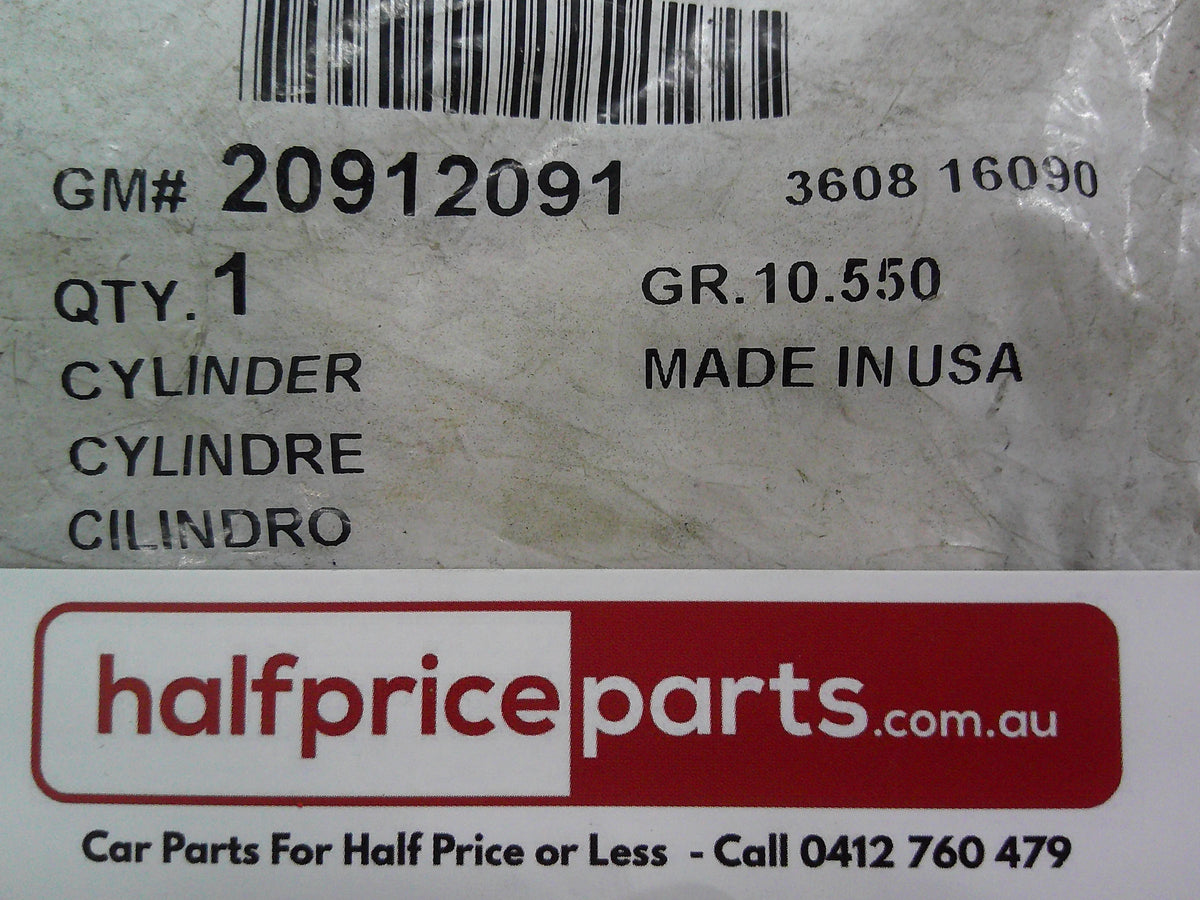 Holden Volt EV Genuine Left Hand Front Door Cylinder Lock Assembly New Part