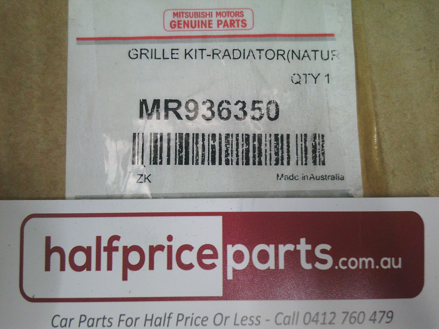 Mitsubishi 380 Genuine Front Grille Assembly - New Part